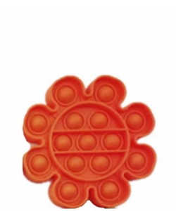 Assorted Color Flower Stress Reliever Toy MSD-03PP ORANGE